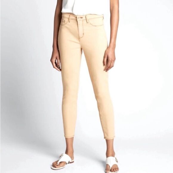 L’AGENCE Jeans Margot High Rise Skinny Ankle Candy Ginger Neutral Quiet Luxury - Picture 3 of 16